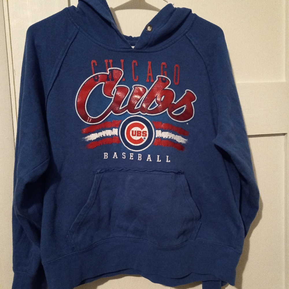 Chicago Cubs hoodie, small, blue